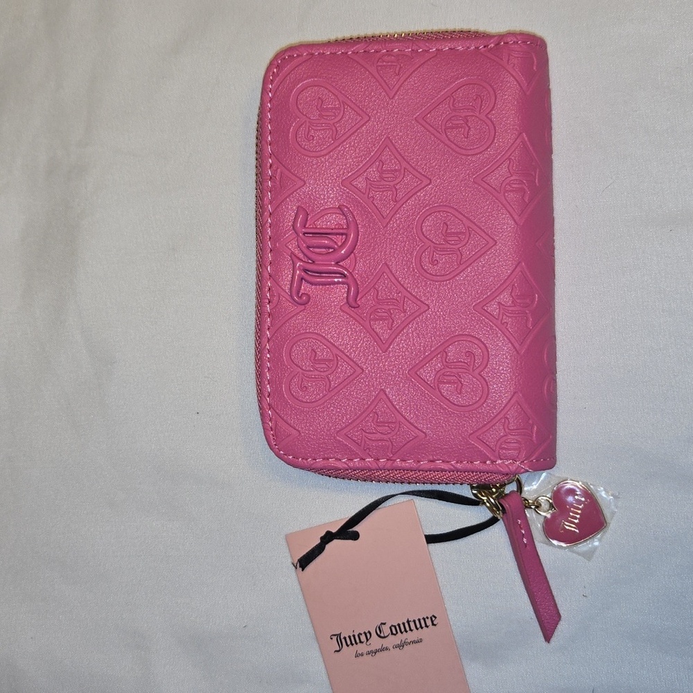 NWT Juicy Couture Good Times Med Double Zip Wallet